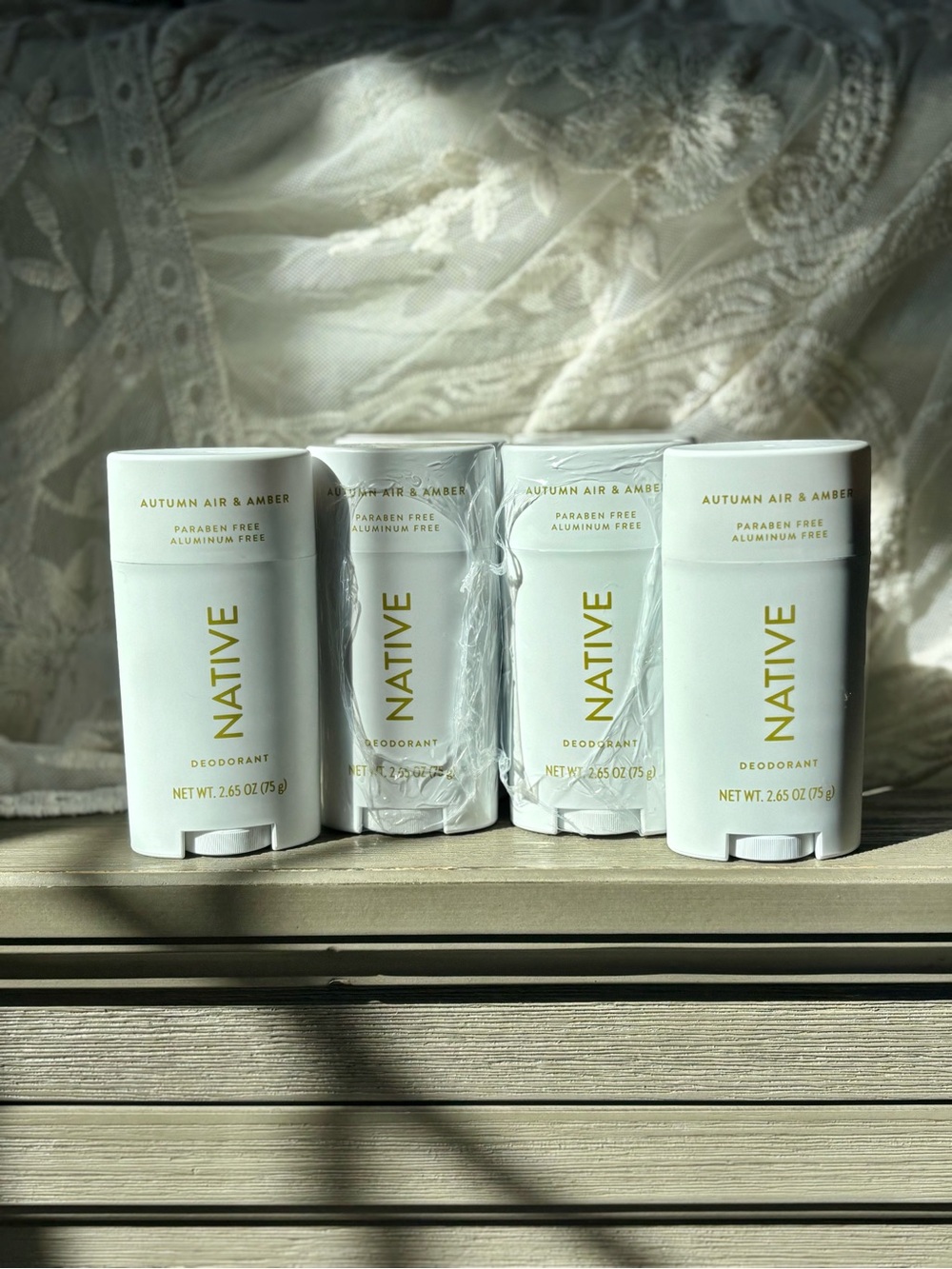 Native Autumn Air & Amber Natural Aluminum Free Deodorant